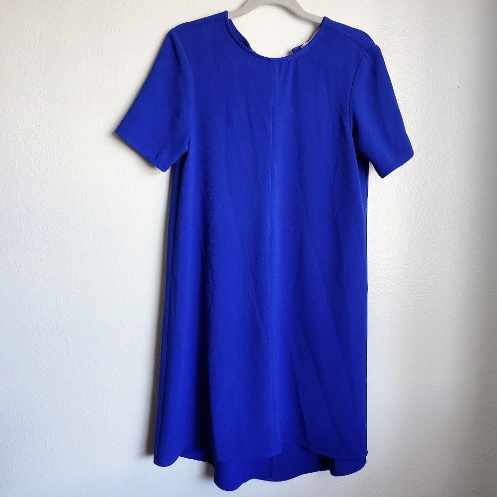 Charles Henry Royal Blue Shift Dress Women’s XS | Short Sleeve Mini Dress